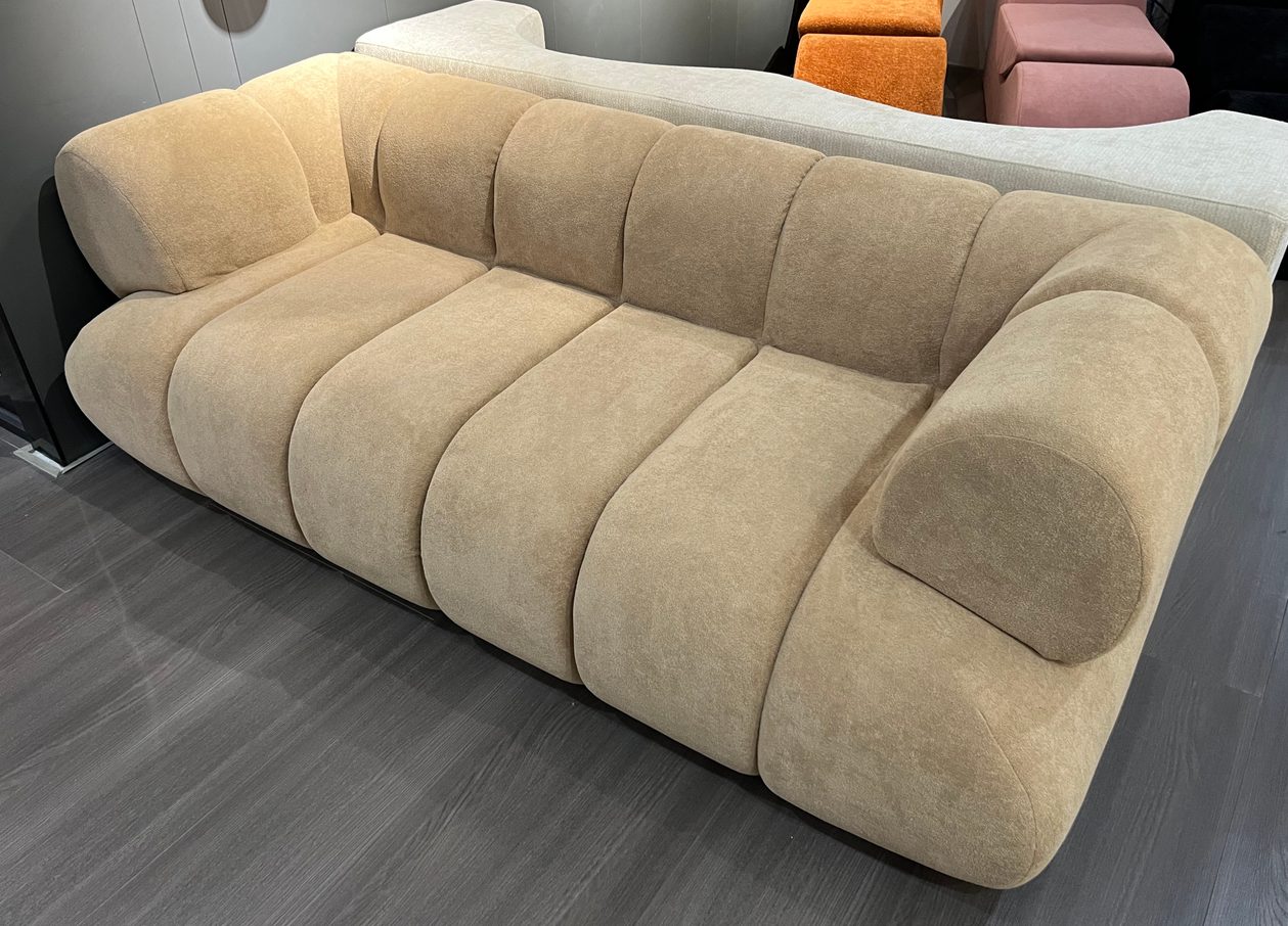 Aurora Offset Channel Compress Sofa (K-41) — 2 seats